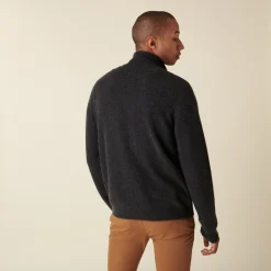 Maison Montagut Gilet Zippe A Poches En Cachemire 2 Fils - Eloane><noscript><img width=