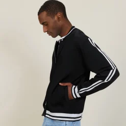 Maison Montagut Gilet Zippe En Fil Lumiere - Paddy><noscript><img width=