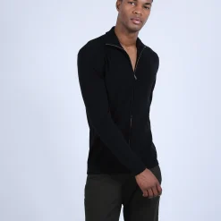 Maison Montagut Gilet Zippe En Laine Merinos - Bastian><noscript><img width=