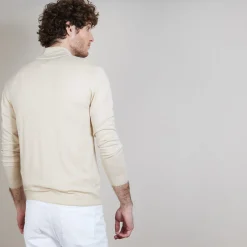 Maison Montagut Gilet Zippe En Laine Merinos - Bastian><noscript><img width=