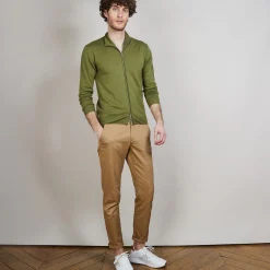 Maison Montagut Gilet Zippe En Laine Merinos - Bastian><noscript><img width=