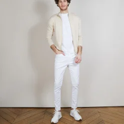 Maison Montagut Gilet Zippe En Laine Merinos - Bastian><noscript><img width=