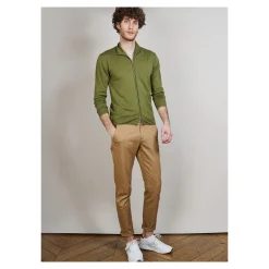 Maison Montagut Gilet Zippe En Laine Merinos - Bastian><noscript><img width=