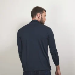 Maison Montagut Gilet Zippe En Laine Merinos - Bastian><noscript><img width=