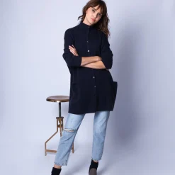 Maison Montagut Grande Veste A Boutons En Cachemire - Gaston><noscript><img width=