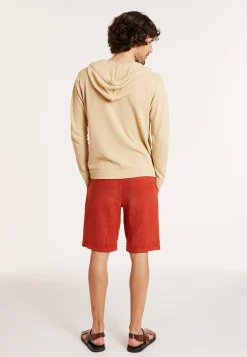 Maison Montagut Hoodie A Poches En Coton Brosse - Doc><noscript><img width=