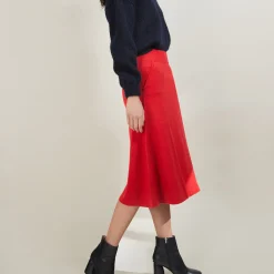 Maison Montagut Jupe A Poches En Laine - Grazia><noscript><img width=