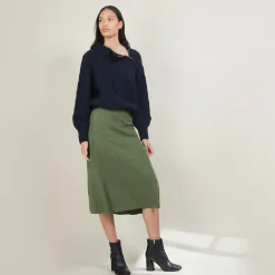 Maison Montagut Jupe A Poches En Laine - Grazia><noscript><img width=