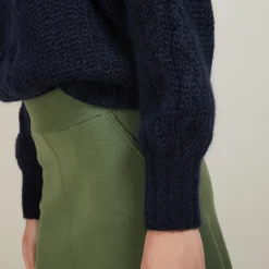 Maison Montagut Jupe A Poches En Laine - Grazia><noscript><img width=