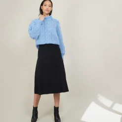 Maison Montagut Jupe A Poches En Laine - Grazia><noscript><img width=