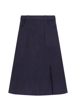 Maison Montagut Jupe Longue En Lin A Poches - Valentine><noscript><img width=