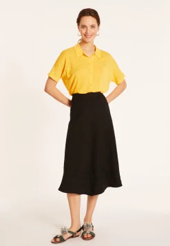 Maison Montagut Jupe Longue Evasee En Coton - Meredith><noscript><img width=