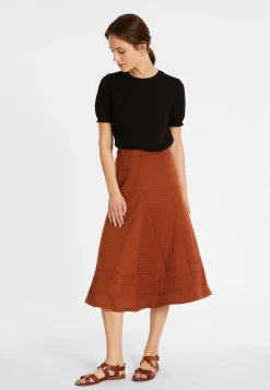 Maison Montagut Jupe Longue Evasee En Coton - Meredith><noscript><img width=