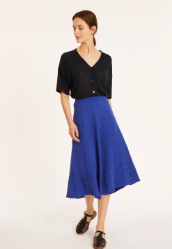 Maison Montagut Jupe Longue Evasee En Coton - Meredith><noscript><img width=