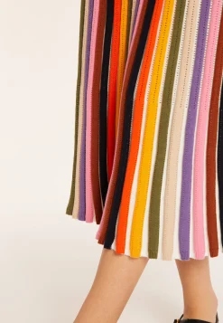 Maison Montagut Jupe Plissee En Coton Bio - Merle><noscript><img width=