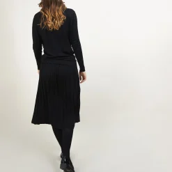 Maison Montagut Jupe Plissee En Laine - Faustina><noscript><img width=