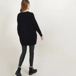 Maison Montagut Long Cardigan A Poches En Cachemire - Blush><noscript><img width=