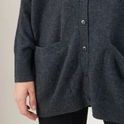 Maison Montagut Long Cardigan A Poches En Cachemire - Blush><noscript><img width=