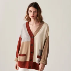 Maison Montagut Long Cardigan Boutonne En Cachemire - Delia><noscript><img width=