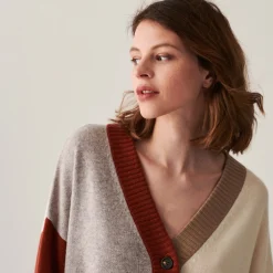 Maison Montagut Long Cardigan Boutonne En Cachemire - Delia><noscript><img width=
