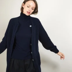 Maison Montagut Long Gilet A Poches En Mohair - Gaya><noscript><img width=