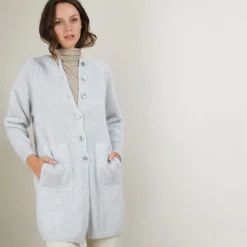 Maison Montagut Long Gilet A Poches En Mohair - Gaya><noscript><img width=