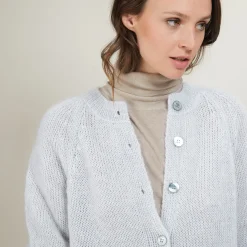 Maison Montagut Long Gilet A Poches En Mohair - Gaya><noscript><img width=