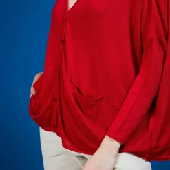 Maison Montagut Long Gilet En Lin - Ballon><noscript><img width=