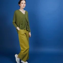 Maison Montagut Long Gilet En Lin - Ballon><noscript><img width=