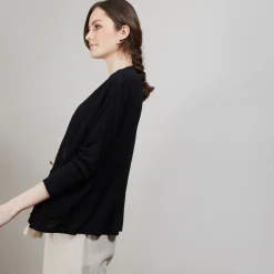 Maison Montagut Long Gilet En Lin - Ballon><noscript><img width=