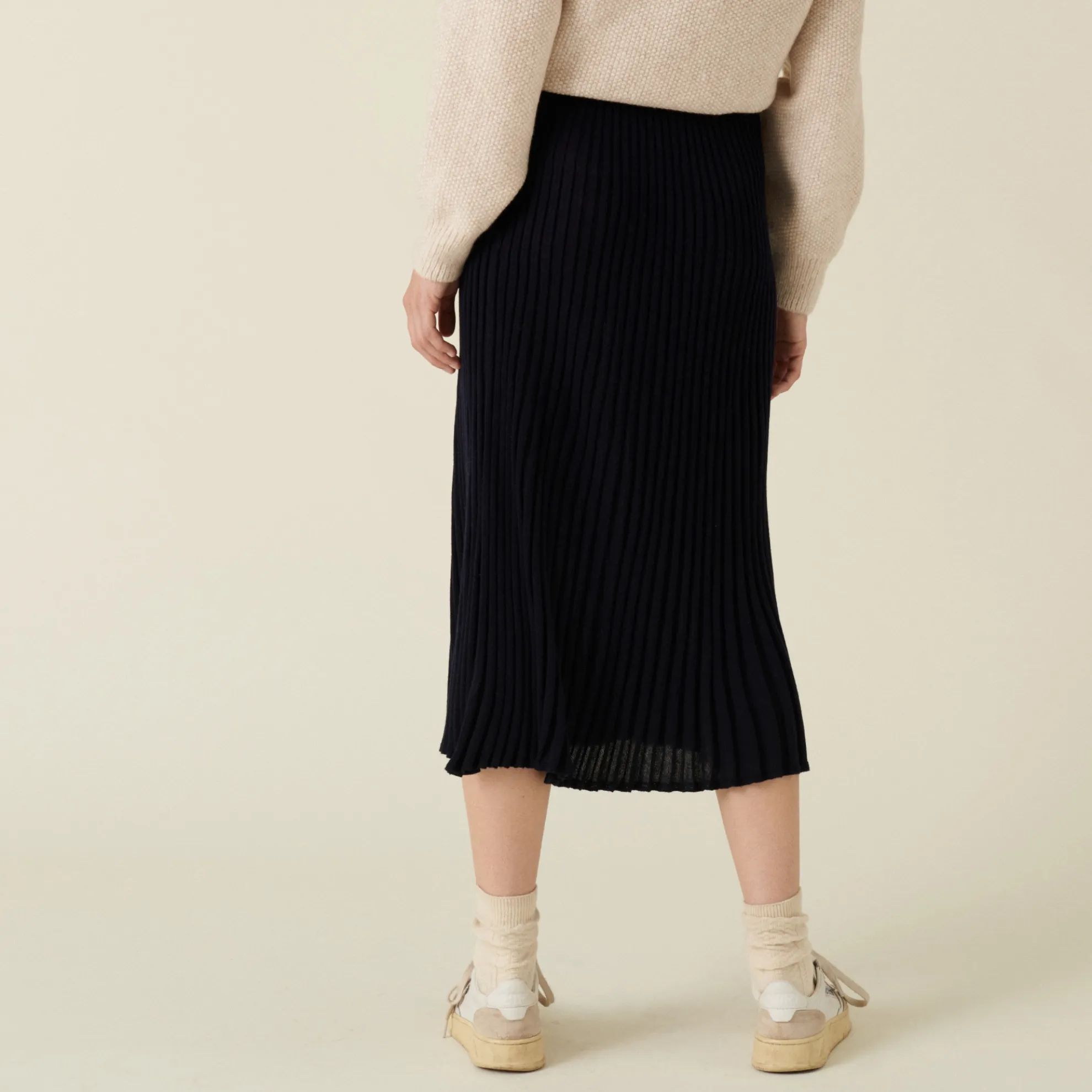 Maison Montagut Longue Jupe Fluide En Laine Merinos - Caeline>Femme Jupes