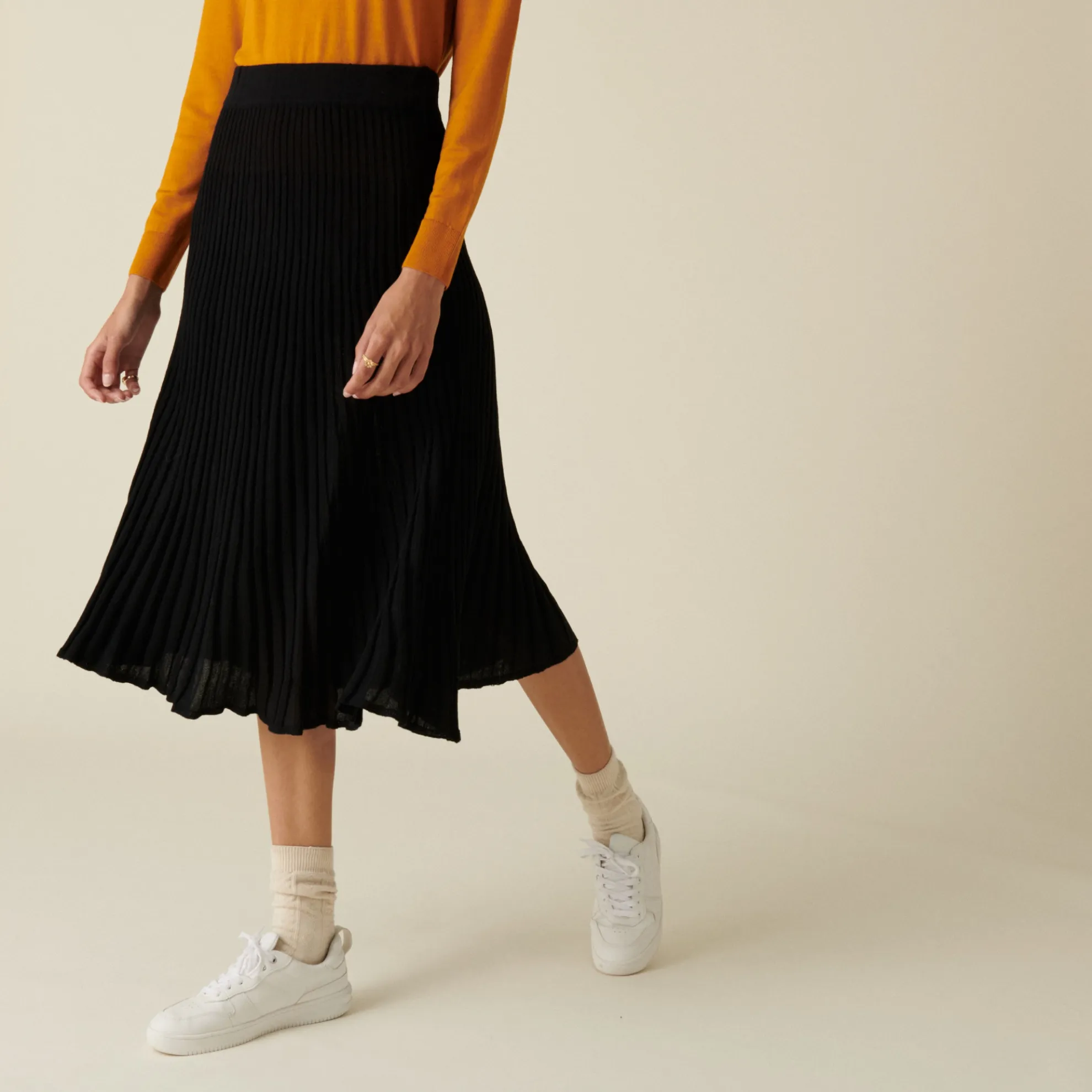 Maison Montagut Longue Jupe Fluide En Laine Merinos - Caeline>Femme Jupes