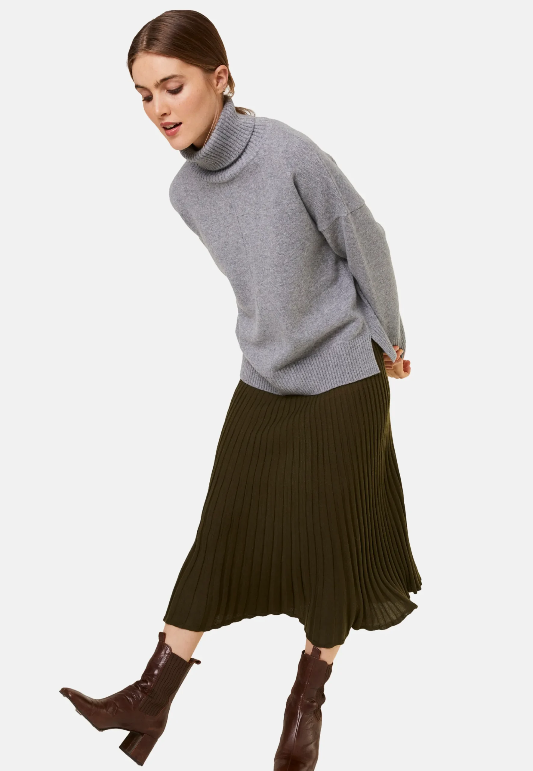 Maison Montagut Longue Jupe Fluide En Laine Merinos - Caeline>Femme Jupes