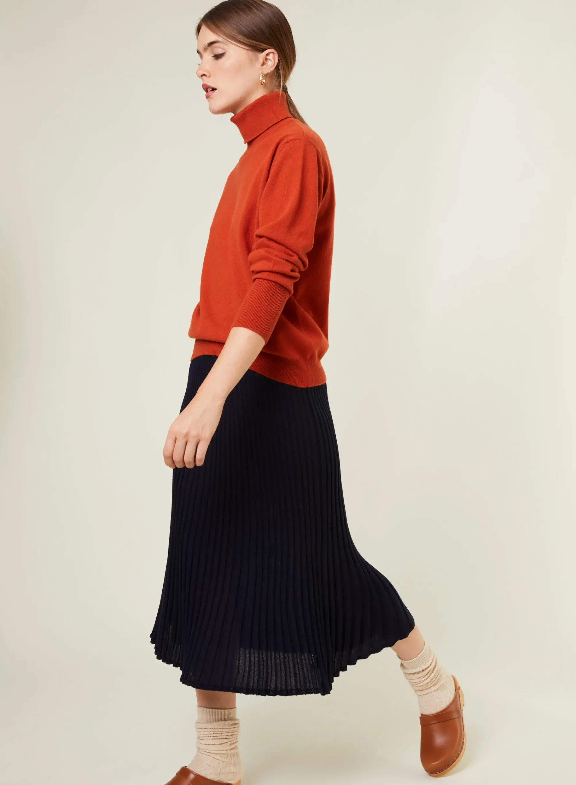 Maison Montagut Longue Jupe Fluide En Laine Merinos - Caeline>Femme Jupes