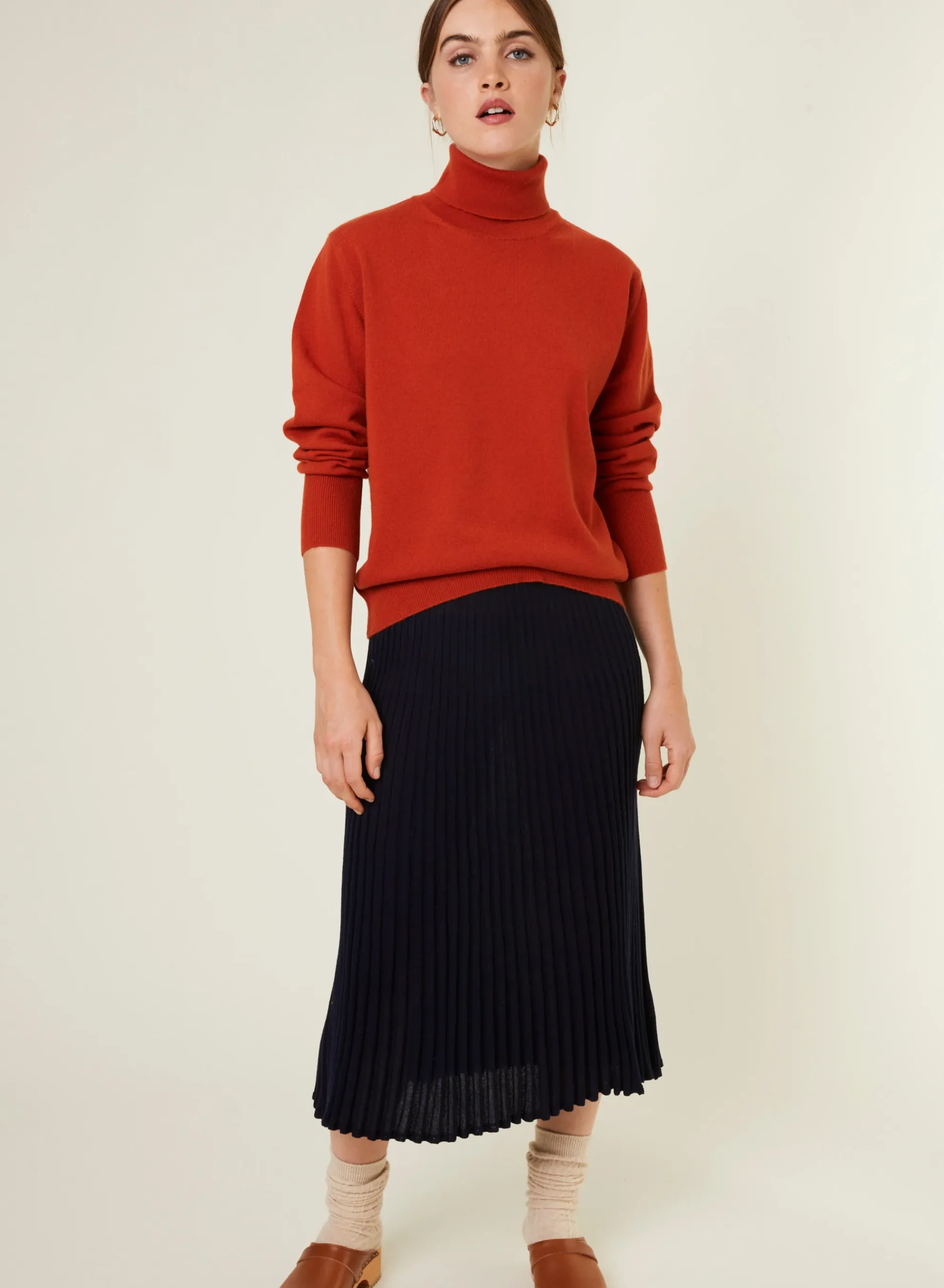 Maison Montagut Longue Jupe Fluide En Laine Merinos - Caeline>Femme Jupes