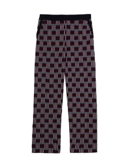 Maison Montagut Pantalon A Motifs En Laine Merinos - Gill><noscript><img width=