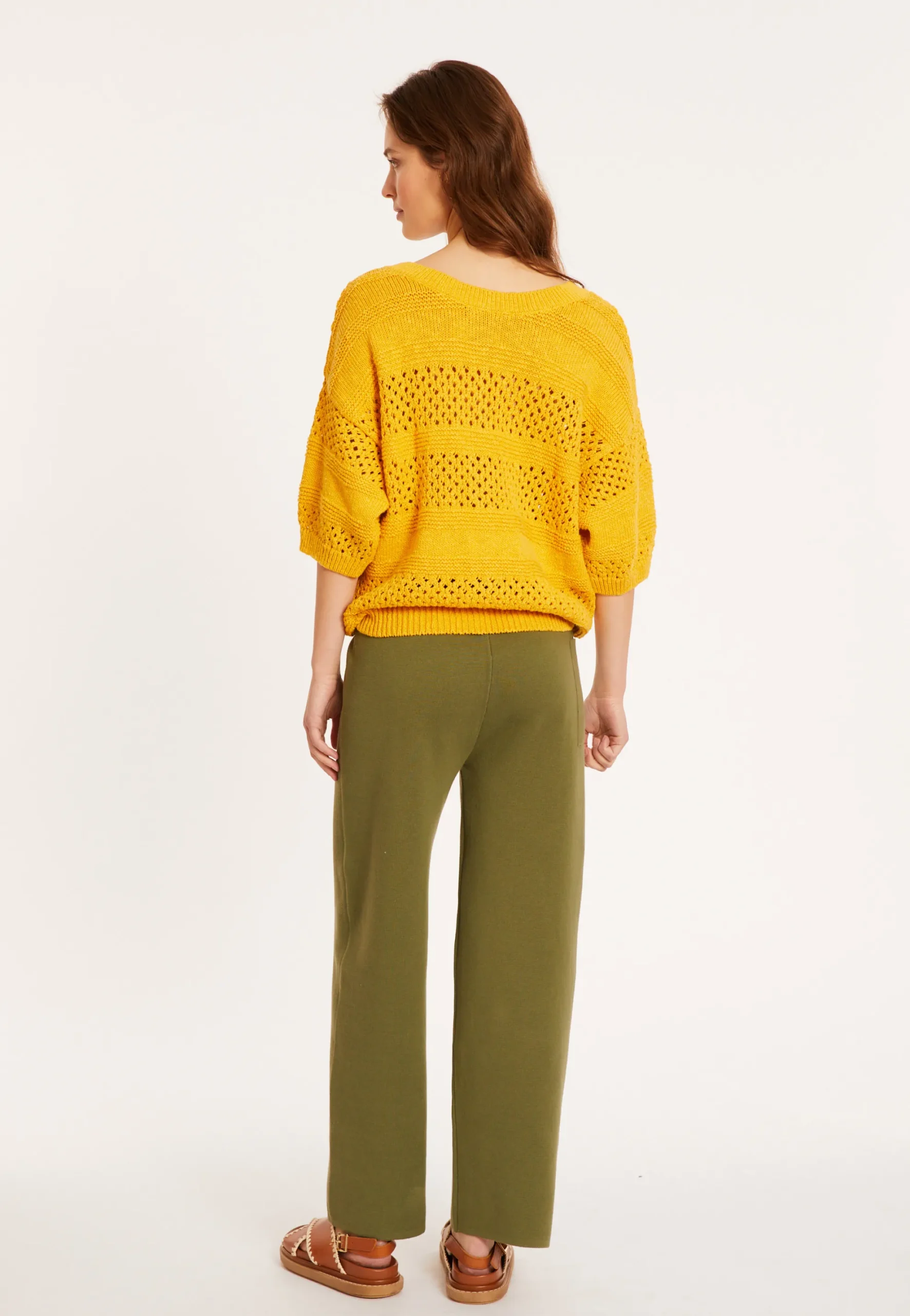 Maison Montagut Pantalon A Poches En Coton - Mederise>Femme Pantalons