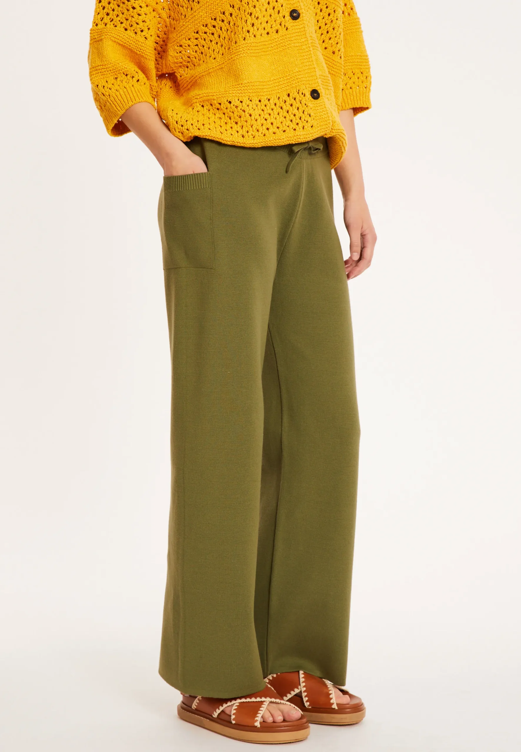 Maison Montagut Pantalon A Poches En Coton - Mederise>Femme Pantalons