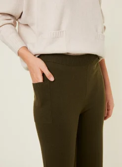 Maison Montagut Pantalon A Poches En Laine Merinos - Gaetane><noscript><img width=
