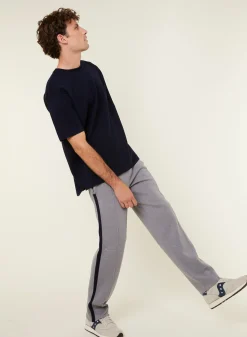 Maison Montagut Pantalon A Poches En Laine Merinos Et Fil Lumiere - Franck>Homme Shorts Et Pantalons