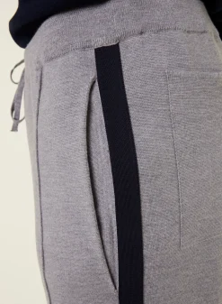 Maison Montagut Pantalon A Poches En Laine Merinos Et Fil Lumiere - Franck><noscript><img width=