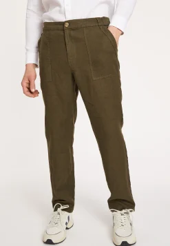 Maison Montagut Pantalon A Poches En Lin - Dimitri><noscript><img width=