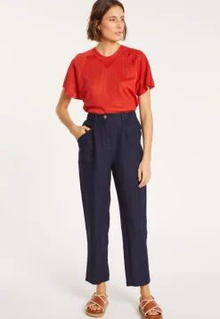 Maison Montagut Pantalon A Poches En Lin - Victoire><noscript><img width=