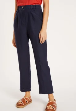 Maison Montagut Pantalon A Poches En Lin - Victoire><noscript><img width=
