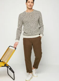 Maison Montagut Pantalon Casual En Lin - Rolland><noscript><img width=