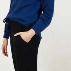 Maison Montagut Pantalon Droit En Cachemire Et Laine Melange - Gessy><noscript><img width=