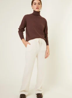 Maison Montagut Pantalon Fluide En Laine Et Cachemire - Galya><noscript><img width=