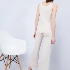 Maison Montagut Pantalon Large En Bambou Cachemire - Hammam><noscript><img width=