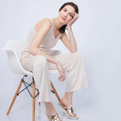 Maison Montagut Pantalon Large En Bambou Cachemire - Hammam><noscript><img width=