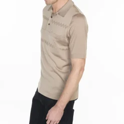 Maison Montagut Polo A Rayures En Fil Lumiere Louenne><noscript><img width=